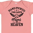 thumbnail image 4 of Inktastic Handpicked for Earth by My Mimi in Heaven with Angel Wings Boys or Girls Baby Bodysuit, 4 of 5