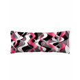 thumbnail image 2 of Pink Stripe Body Pillow Cover, Pillowcase Protectors with Zipper, Breathable Decorative Throw Pillow Case Cover, Gradient Grey Moire Geometric Modern Abstract Pillow Shams for Couch Sofa 20x54Inch, 2 of 8