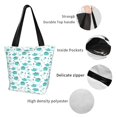 thumbnail image 4 of Kll Tote Bag For Women Utensiles Print Shopping Grocery Reusable Bags For Office School Shopping Travel, 4 of 7