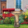 thumbnail image 3 of Comedero para pájaros, comedero para pájaros de jardín, herramienta para beber de resina natural, artesanía decorativa, comedero para pájaros, 3 of 5