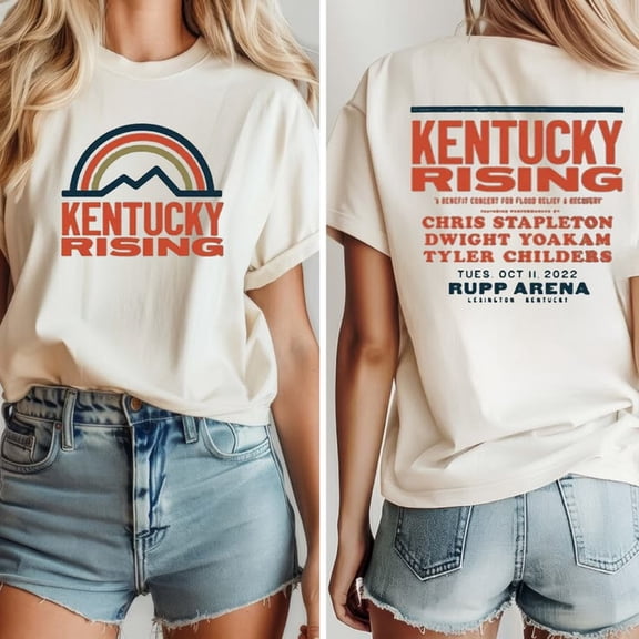Chris Stapleton Kentucky Rising Long Sleeve Tee T-Shirt, Sizes S-5XL Goldengate
