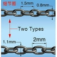 thumbnail image 2 of Trumpeter 40cm Universal Fine Chains Set (Two Types) for Scale Models, 2 of 3