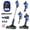 Blue, variant on Brushless Upright Vacuum Cleaner, Lightweight Build, 2 Speed Modes, 45 Mins Runtime, Green Dust Indicator, Efficiently Cleans Pet Hair, Dust, Carpets and Hard Floors for Daily Home Use