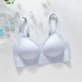 thumbnail image 2 of Lenpel Women's Seamless Bras Soft Comfortable Wirefree Lightly Padded Lift Push up Bralettes Full Coverage T Shirt Bras, 2 of 4