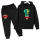 thumbnail image 2 of Conjunto de 2 piezas con capucha y pantalones para niños y niñas, chándal con estampado de juego de moda para primavera y otoño, de 3 a 13 años, trajes clásicos de anime, 2 of 5
