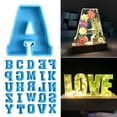 thumbnail image 1 of Dengjunhu 1Pcs Large Letter Silicone Mold, A to Z Silicone 3D Capital Alphabet Epoxy Mould for Home Decoration, 1 of 8