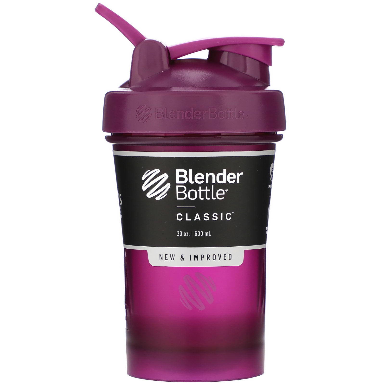 Blender Bottle Classic With Loop, Plum, 20 oz