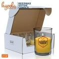 thumbnail image 3 of Hyoola, 2 Ounce Handmade All Natural Yellow Beeswax Votive Candles - in Glass (6 Pack), 3 of 5