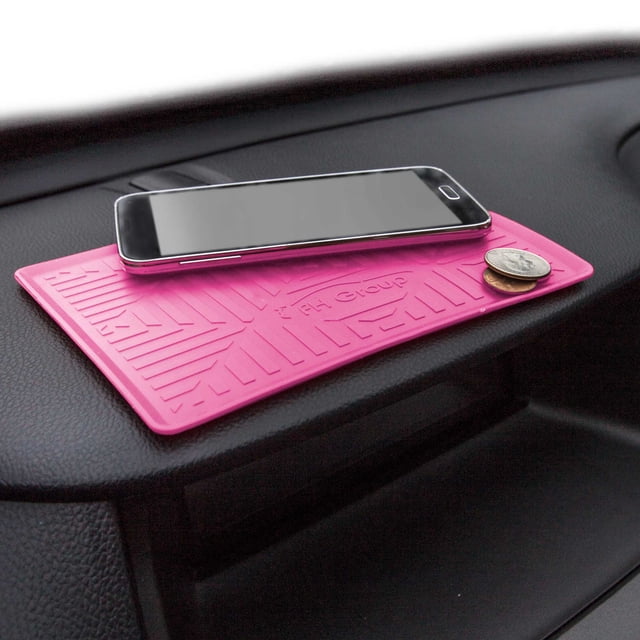 FH Group, Silicone Auto Dash Mat Anti-Slip Smartphone iPhone Galaxy Coin Grip 14 Colors