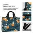thumbnail image 4 of FORMRS 16" Laptop Bag Carrying Sleeve Case with Handle Travel Shoulder Briefcase, Blue Oranges, 4 of 8