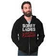 thumbnail image 5 of Sorry Ladies Taken Funny Boyfriend Zip Hoodie Sweatshirt Men Brisco Brands S, 5 of 6