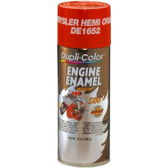 Dupli-Color DE1652 Ceramic Chrysler Hemi Orange Engine Paint - 12 oz. by Dupli-Color