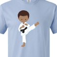 thumbnail image 4 of Inktastic African American Boy, Karate Boy, Black Belt, Kata T-Shirt, 4 of 5