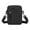 Black, variant on Black Mens Casual Shoulder Bag Lightweight Nylon Crossbody Bag Waterproof Phone Bag For Business Travel Daily Use Compact Design 5.91 X 2.17 X 7.87 Inches 0.22 Lb