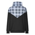 thumbnail image 5 of POROPL Sweatshirts for Women Long Sleeve Sweatshirts Plaid Pullover Tops Casual Fall Outfits Black, 5 of 6