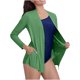 thumbnail image 3 of Sudaderas con capucha para mujer,Cárdigan de protección solar UPF 50+ para mujer, de manga larga y bolsillos, de seda helada, para usar en casa, sopatenor, 3 of 9
