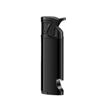 Windproof Butane Lighter with Adjustable Flame, Mini Torch Design and Bottle Opener, Refillable for Camping and Everyday Carry(D)