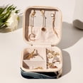 thumbnail image 6 of Bat Square Portable Jewelry Box Organizer for Rings, Earrings, Necklaces, Bracelets - Travel Must-Have for Girls and Women, 6 of 6