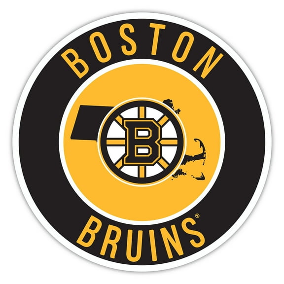 Boston Bruins 15" State Circle Sign