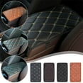 thumbnail image 4 of TONAIN Car Armrest Pad Universal Leather Arm Rest Cover Console Box Mat Hot E1, 4 of 8