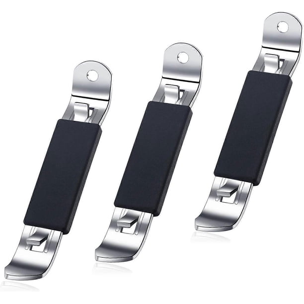 3 Pieces Magnetic Bottle Openers Can Opener Classic Beer Opener Stainless Steel Small Bottle Opener
