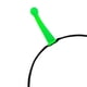 thumbnail image 2 of Diadema con luz extraterrestre jinwen diadema LED bonita y brillante con antena marciana, 2 of 3