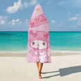 thumbnail image 5 of My Melody Wearable Blankets Hooded Soft Hoodie Blanket Winter Warm Throw Blankets Cape 60"x80", 5 of 8