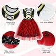 thumbnail image 5 of Benylion Girls Pirate Costume Toddler Buccaneer Dress Kids Dance Skirt Birthday Party Halloween Role Play Outfits for 3-4 Years, 5 of 6