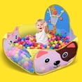 thumbnail image 3 of Casa de juegos para niños Tienda de campaña para niños Jirafa Play House Cartoon Cast Baloncesto Piscina Juguete Amarillo Barbie Nuevos Originales, 3 of 6