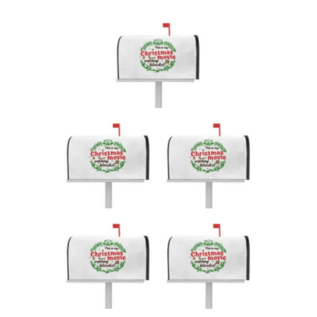 Destyer Robust And Weather-resistant Couch Cover Easy To Vivid Print Cloth Christmas Deer Pattern Mailbox Sleeve Standard Size YTYH2309048 5Set