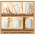 thumbnail image 4 of JLFNYA Tissue Box Covers, Kleenex Box Cover, Tissue Box Holders, Bathroom Wall Mounted Tissue Box Cover, Non Perforated Tissue Box, Suitable for Toilet, Bathroom, Kitchen, Bedroom, Livingroom, Office, 4 of 5