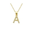 thumbnail image 1 of Collar Gargantilla Letra A Oro 10K 45cm Horoz W1722, 1 of 3