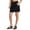 Black, variant on Avalanche Women's Lightweight Quick Drying Woven Skort With Inner Biker Short