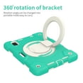 thumbnail image 2 of Dteck iPad Mini 6 Case Kids, iPad mini 8.3" Case 6th Gen,Military Grade Protective Hard PC Soft TPU Rubber Bumper Headrest Strap [Free Hands] 360 Rotating Kickstand Pencil Holder Kids Proof-Mint Green, 2 of 9