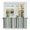 Sage, variant on Navy Blue Striped Kitchen Curtains 63 Inch Length, Modern Vintage Stripes Farmhouse Tiers Curtains for Living Room Berdoom Bathroom, Light Filtering Drapes Window Treatment 2 Panels 42"Wx63"L