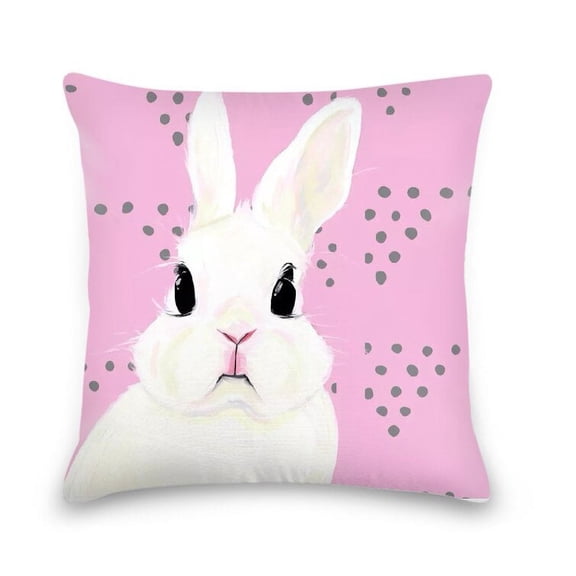 Bunny Pink Pillow