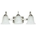 thumbnail image 1 of LED Vanity Light Fixture, 3-Light, Brushed Nickel, 26-Watt - 73802, 1 of 4