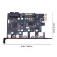 thumbnail image 4 of Tarjeta Usb 3.0 Pci Express Placa PCI Express USB 3.0 SATA de 15 pines/20 pines Compatible con Windows XP/Vista/7/8, 4 of 8
