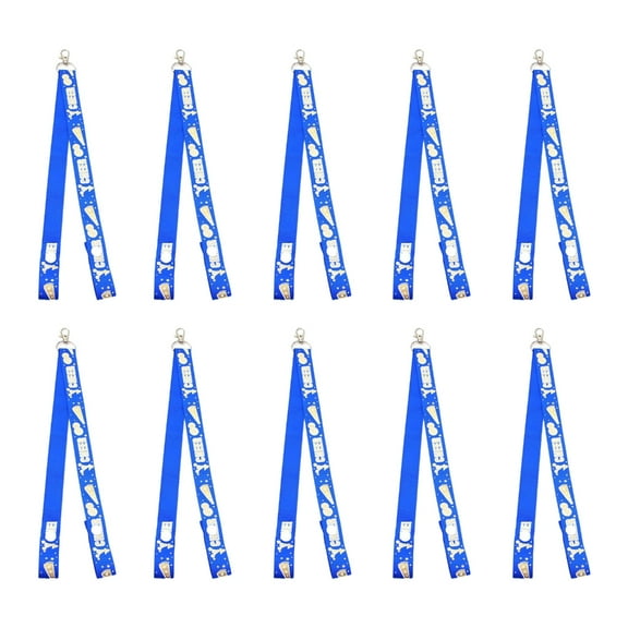 Necvior 10Pcs Adjustable Cheerleader Pompon Holder Strap Cheer Bows Holder Poms Holder for Cheerleading Accessories Enduring