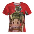 thumbnail image 4 of Apex Legends Octane Kids Short Sleeve Tee Shirt Novelty Crewneck T-Shirts Unisex Summer Blouse Tops for Boys Girls 120CM, 4 of 8