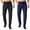 02:Black/Dark Blue, variant on ASUDESIRE 2 Pack Men's Sweatpants Quick Drying Open Bottom Active Athletic Casual Pants Jogger Running Workout Gym Pants with Pockets