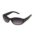 thumbnail image 2 of Foster Grant Women's Wrap Fashion Sunglasses Black, 2 of 6