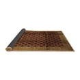 thumbnail image 2 of Ahgly Company Indoor Square Abstract Brown Contemporary Area Rugs, 3' Square, 2 of 4