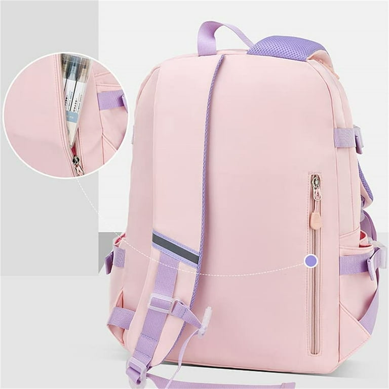 Xewsqmlo Cute Bunny Backpack for Girls Teenage Student