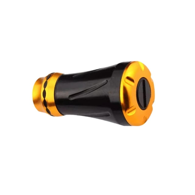 Perilla de manija de carrete de pesca Colamx Accesorio de balancín Negro Amarillo