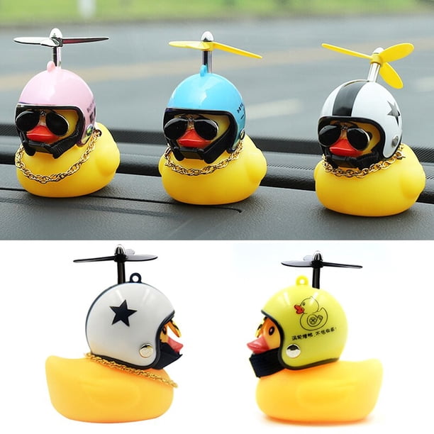 1Pcs Snowmobile Cycling Helmet Accessories Car Duck with Helmet Broken Wind Small Yellow Duck Headwear Sucker Auto Styling72 He Qiyong unisex
