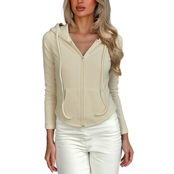 Tiweut Casual Sweatshirts Womens Ladies Fashion Ox-head Printed Round Neck Long Sleeve Loose Fit Pullover Blouses Beige,L