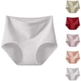 thumbnail image 2 of Paiwinds Women’s Fashion Mid Waist Briefs, Ventilated & Traceless Panties, Soft Cotton Hip Lifting Underwear, Size M-3XL, 2 of 5