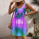 thumbnail image 3 of Vestido de Verano para las Mujeres Impresión Sexy sin Mangas Vestido de Hombro, Verano Casual Y Primavera, 3 of 5
