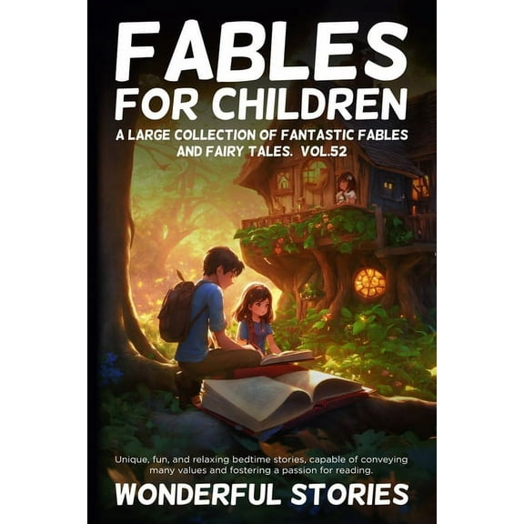 Fables for Children A large collection of fantastic fables and fairy tales. (Vol.52): Unique, fun, and relaxing bedtime , (Paperback)